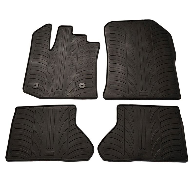 Set covorase Gledring Slovenia, cauciuc, pentru Dacia Dokker 2013-, negru, 4 buc