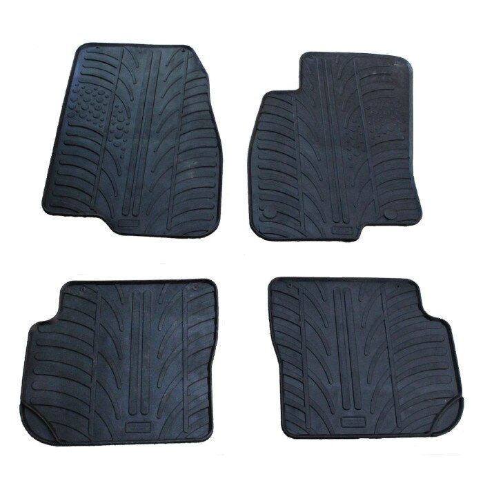 Set covorase Gledring Slovenia, cauciuc, pentru Fiat Punto Evo 10/2009-2014, negru, 4 buc