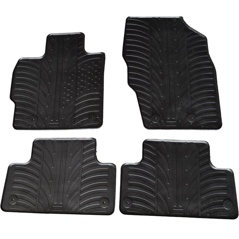 Set covorase Gledring Slovenia, cauciuc, pentru Mazda CX7 2007-2012, motorizare benzina/CX-7, negru, 4 buc