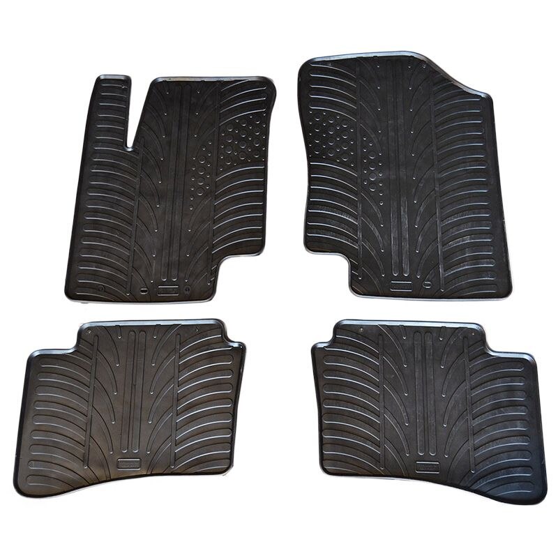 Set covorase Gledring Slovenia, cauciuc, pentru Hyundai i20 2008-2014, negru, 4 buc