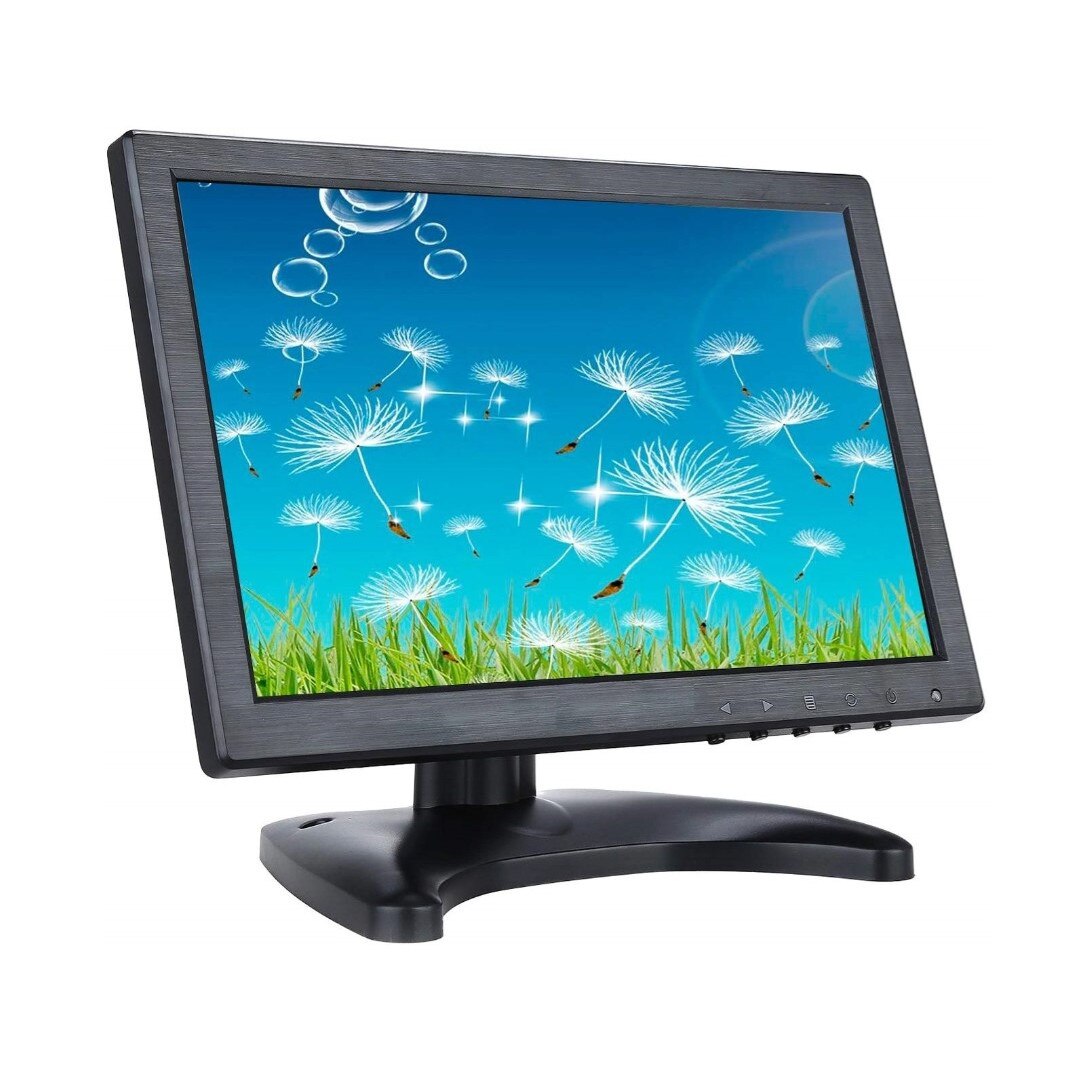 Monitor Auto, Camping, Supraveghere, Diagonala 26 cm, 12 V si 220 V, DenisNetwork™, Negru