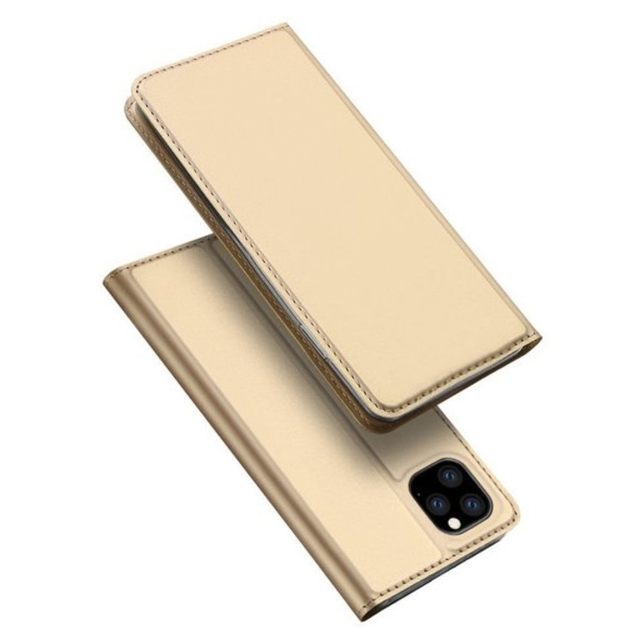 Husa Poliuretan DUX DUCIS Skin Pro pentru Apple iPhone 11 Pro Max, Aurie
