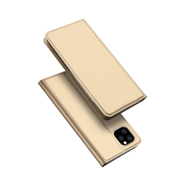 Husa Poliuretan DUX DUCIS Skin Pro pentru Apple iPhone 11 Pro Max, Aurie