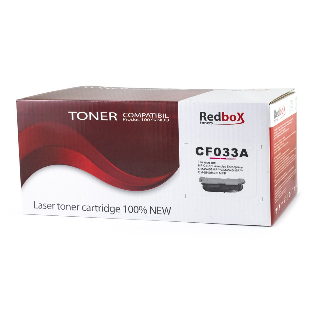 Cartus toner Redbox compatibil cu CF033A 12500 pagini, Magenta