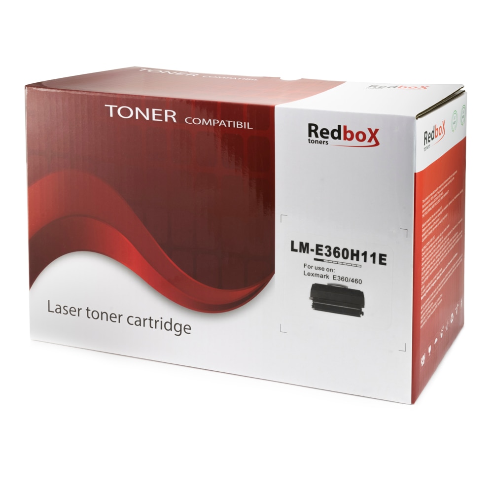 Cartus toner Redbox compatibil cu E360H21E, 9500 pagini, Negru