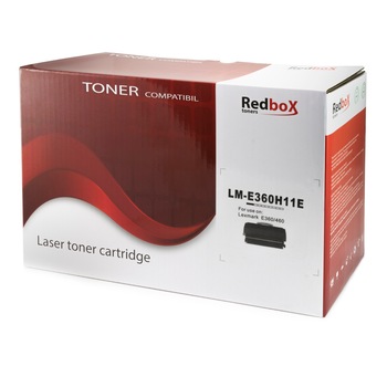 Cartus toner Redbox compatibil cu E360H21E, 9500 pagini, Negru Cartus toner Redbox compatibil cu E360H21E, 9500 pagini, Negru