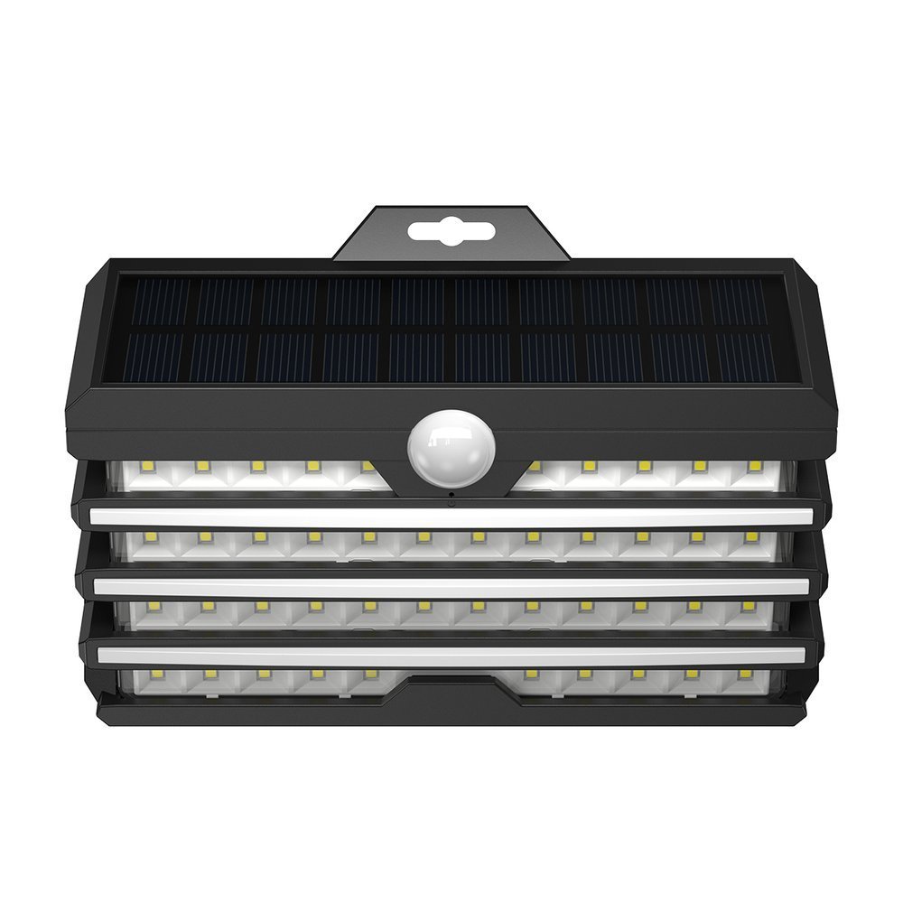 Lampa solara led cu senzor de miscare Baseus black