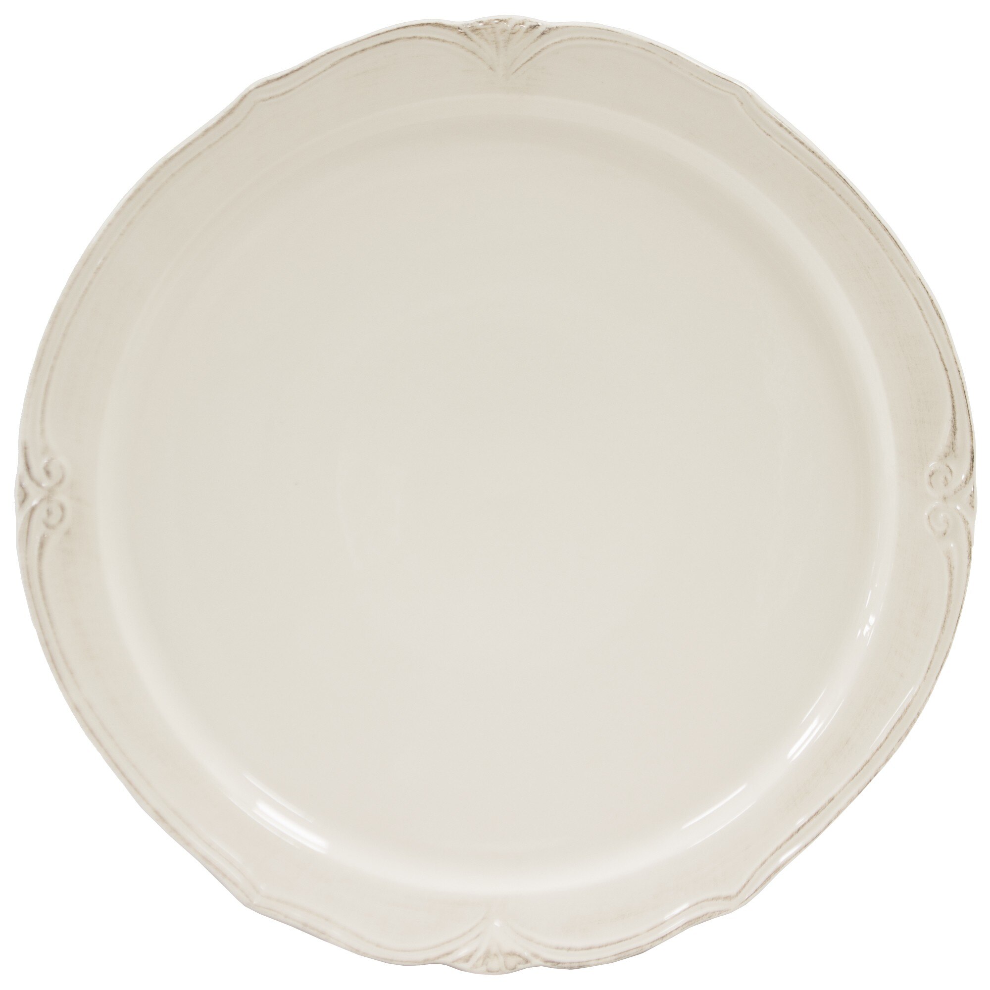 Platou de portelan, crem, Roman Collection, 38.5 cm