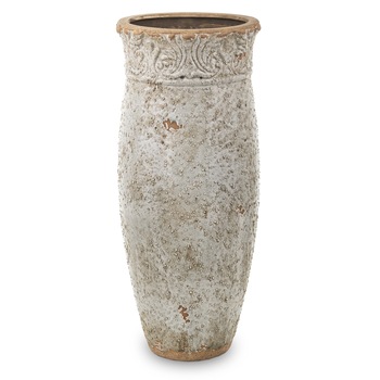 Vaza ceramica, bej antichizat, 44,5x18 cm Vaza ceramica, bej antichizat, 44,5x18 cm
