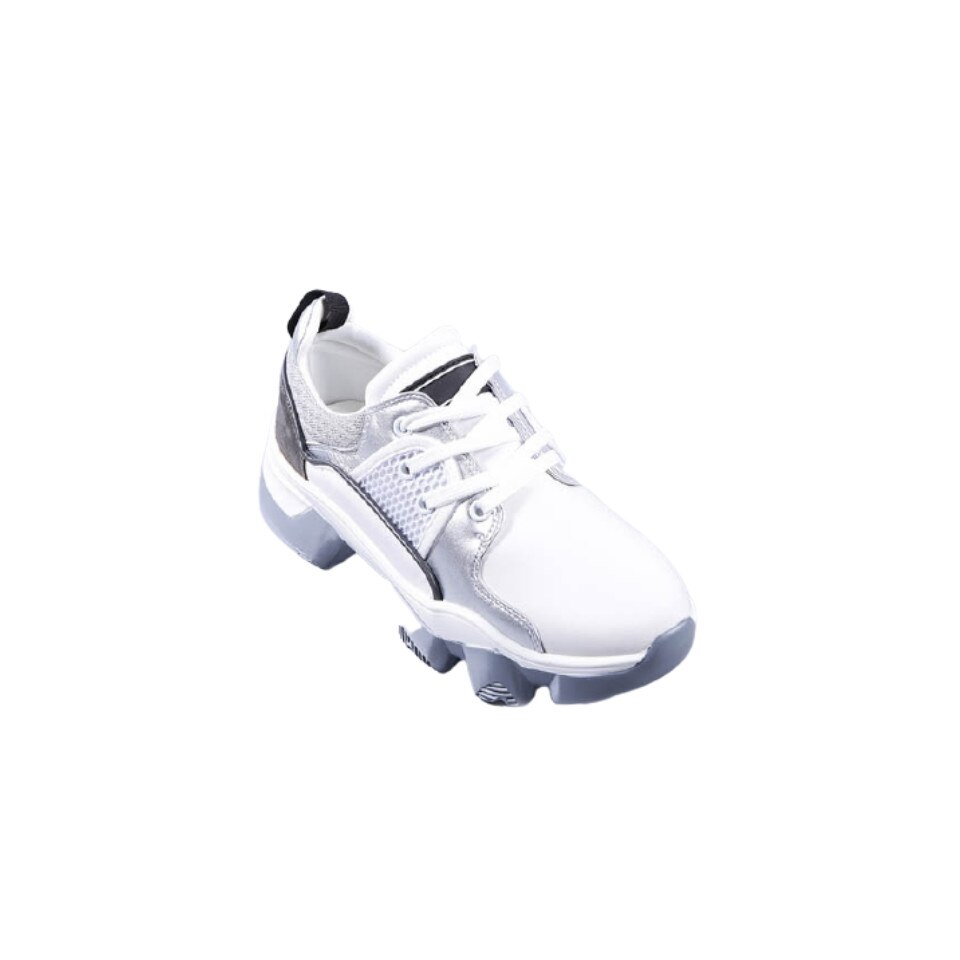 Pantofi sport dama Nalini, M-BO-192, Alb/Gri