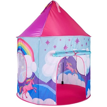 Cort de Joaca Pentru Copii, Model Unicorn, cu Fereste din Plasa, Usa Mare, Pentru Interior/Exterior, cu Geanta Pentru Depozitare, Usor de Curatat si Asamblat, Stabil, 134 Cm Inaltime, Roz Cort de Joaca Pentru Copii, Model Unicorn, cu Fereste din Plasa, Usa Mare, Pentru Interior/Exterior, cu Geanta Pentru Depozitare, Usor de Curatat si Asamblat, Stabil, 134 Cm Inaltime, Roz