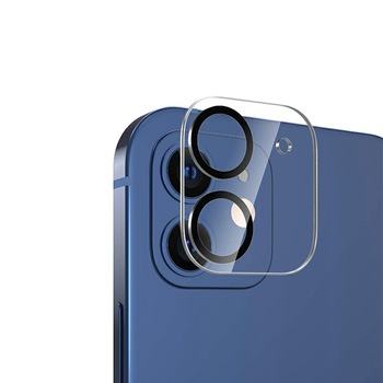 Folie protectie camera pentru iPhone 12 Mini, sticla securizata, duritate 9H, Transparent, BBL2167 Folie protectie camera pentru iPhone 12 Mini, sticla securizata, duritate 9H, Transparent, BBL2167