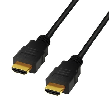 Cablu video Logilink CH0080, adaptor HDMI tata la HDMI tata, rezolutie maxima 8k, 5m, Negru Cablu video Logilink CH0080, adaptor HDMI tata la HDMI tata, rezolutie maxima 8k, 5m, Negru