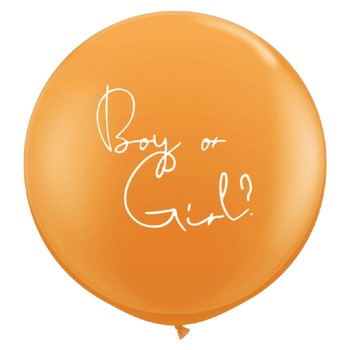 Balon latex jumbo orange inscriptionat Boy or Girl? Balon latex jumbo orange inscriptionat Boy or Girl?