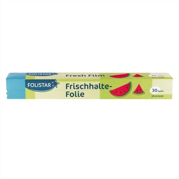 Folie alimentara stretch Folistar, 30m, cutie Folie alimentara stretch Folistar, 30m, cutie