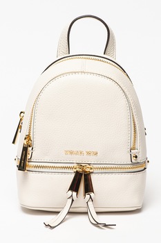 Michael Kors, Rucsac de piele Rhea, Alb Michael Kors, Rucsac de piele Rhea, Alb