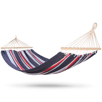 Hamac Bahama, pentru o persoana, gradina sau curte, 200 x 100 cm, multicolor Hamac Bahama, pentru o persoana, gradina sau curte, 200 x 100 cm, multicolor