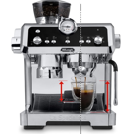 Еспресо машина DE’LONGHI LA SPECIALISTA PRESTIGIO EC 9355.M, 1450W, 19 бара, 2 л, Сребрист