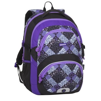 Rucsac Fete, Bagmaster, THEORY 8 B, Negru/Violet/Gri Compartimente, 2, 44.5 x 30 x 22 cm Rucsac Fete, Bagmaster, THEORY 8 B, Negru/Violet/Gri Compartimente, 2, 44.5 x 30 x 22 cm