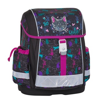 Rucsac Fete, Bagmaster, EPSON 8 A, Negru/Roz/Albastru, 1 Compartiment, 38 x 26 x 19 cm Rucsac Fete, Bagmaster, EPSON 8 A, Negru/Roz/Albastru, 1 Compartiment, 38 x 26 x 19 cm