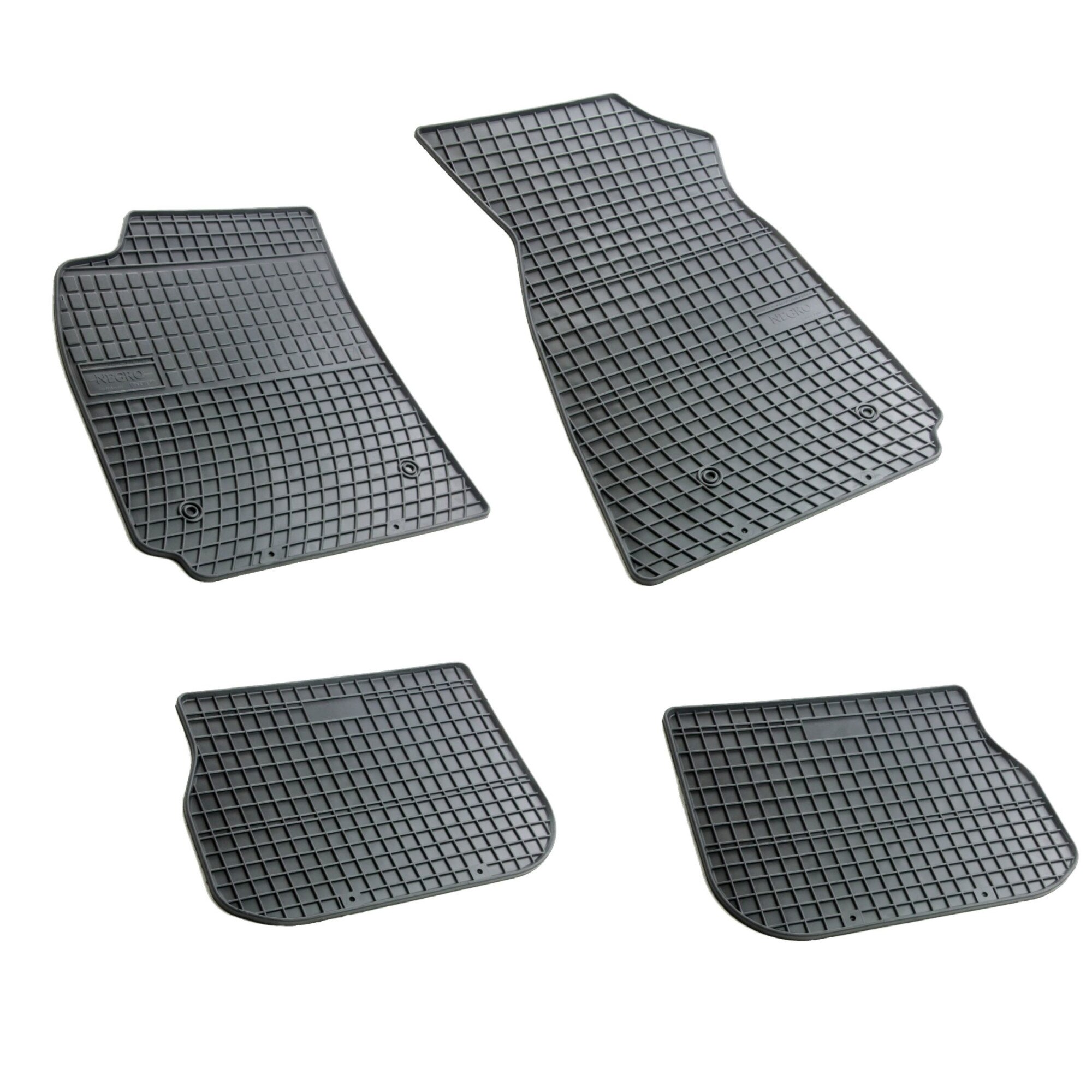 Set covorase AutoLux, cauciuc, pentru Audi A4 B5 1995-2001, negru, 4 buc