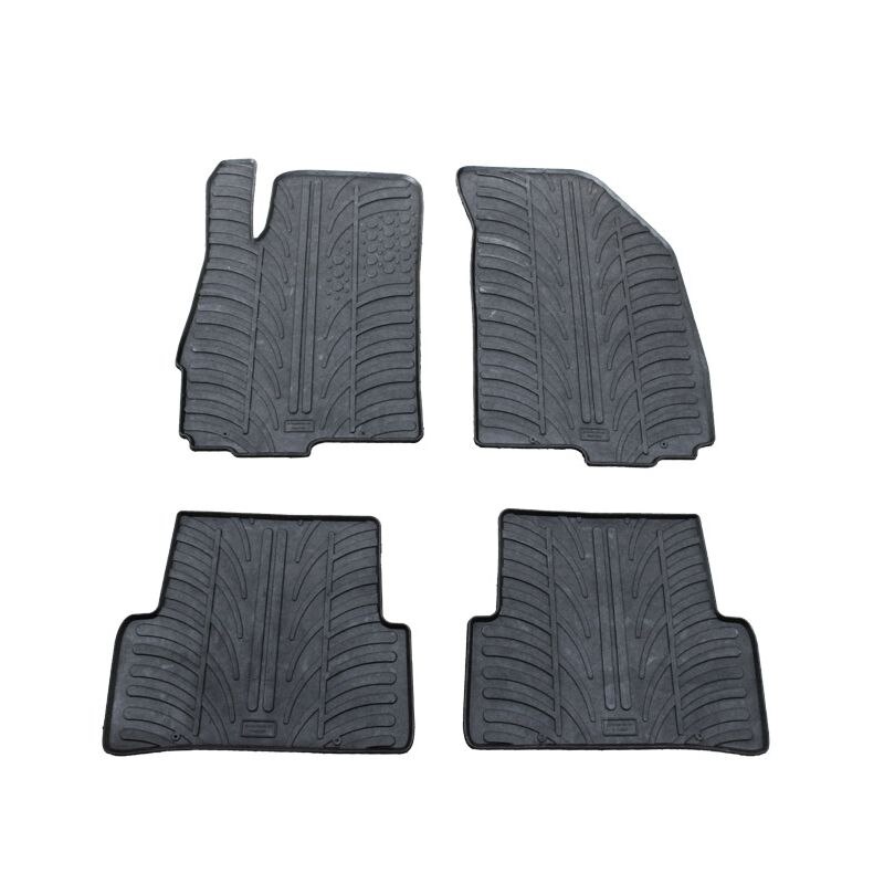 Set covorase Gledring Slovenia, cauciuc, pentru Chevrolet Aveo T300 5usi 2011-2014, negru, 4 buc