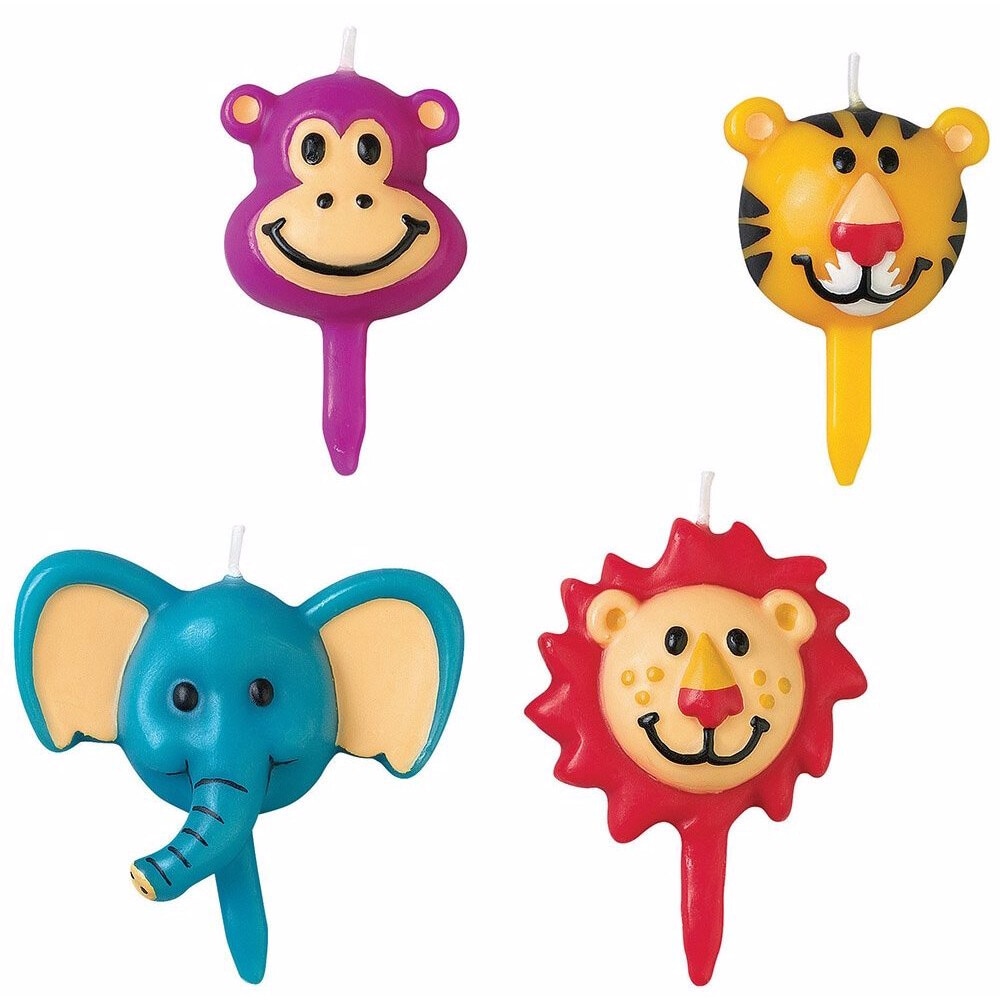 Set 4 lumanari cu animale, Wilton