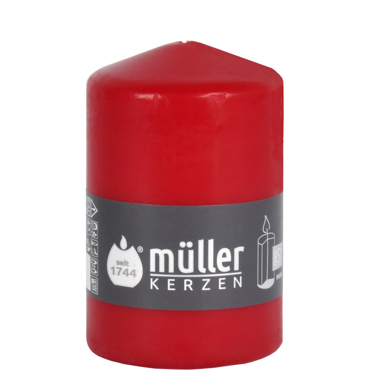 Lumanare butuc 110/70 mm Rosu