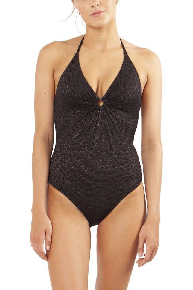 Costum de baie dama, Barts Jarrah Halter Suit, Negru