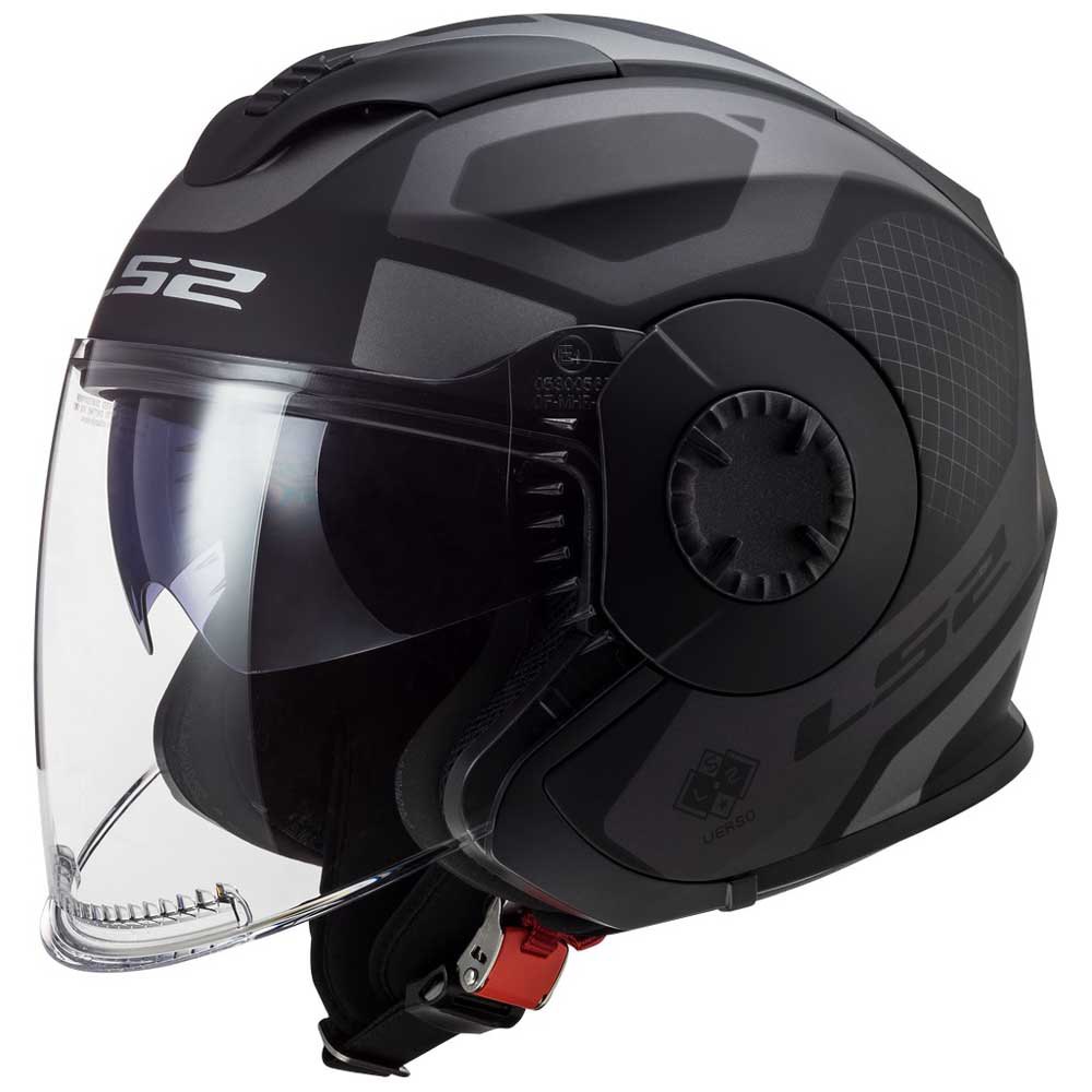 Casca moto LS2, Of570 Verso, Policarbonat/EPS, Negru