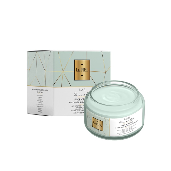 Crema de fata, La PIEL, De zi si de noapte, Efect regenerant, 50 ml