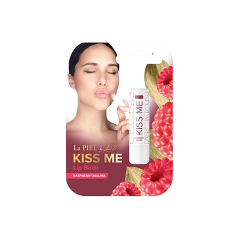 Balsam de buze, La PIEL, Kiss me, Zmeura, 5 ml Balsam de buze, La PIEL, Kiss me, Zmeura, 5 ml
