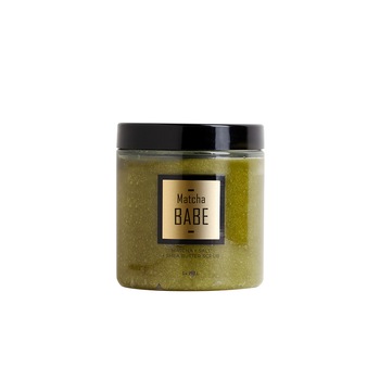 Scrub de corp, La PIEL, Matcha BABE, Extract de ceai verde, 350 g Scrub de corp, La PIEL, Matcha BABE, Extract de ceai verde, 350 g