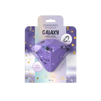 Bomba de baie, La PIEL, Galaxy, Aroma condimentata, Inel cadou inclus, Multicolor, 180 g Bomba de baie, La PIEL, Galaxy, Aroma condimentata, Inel cadou inclus, Multicolor, 180 g