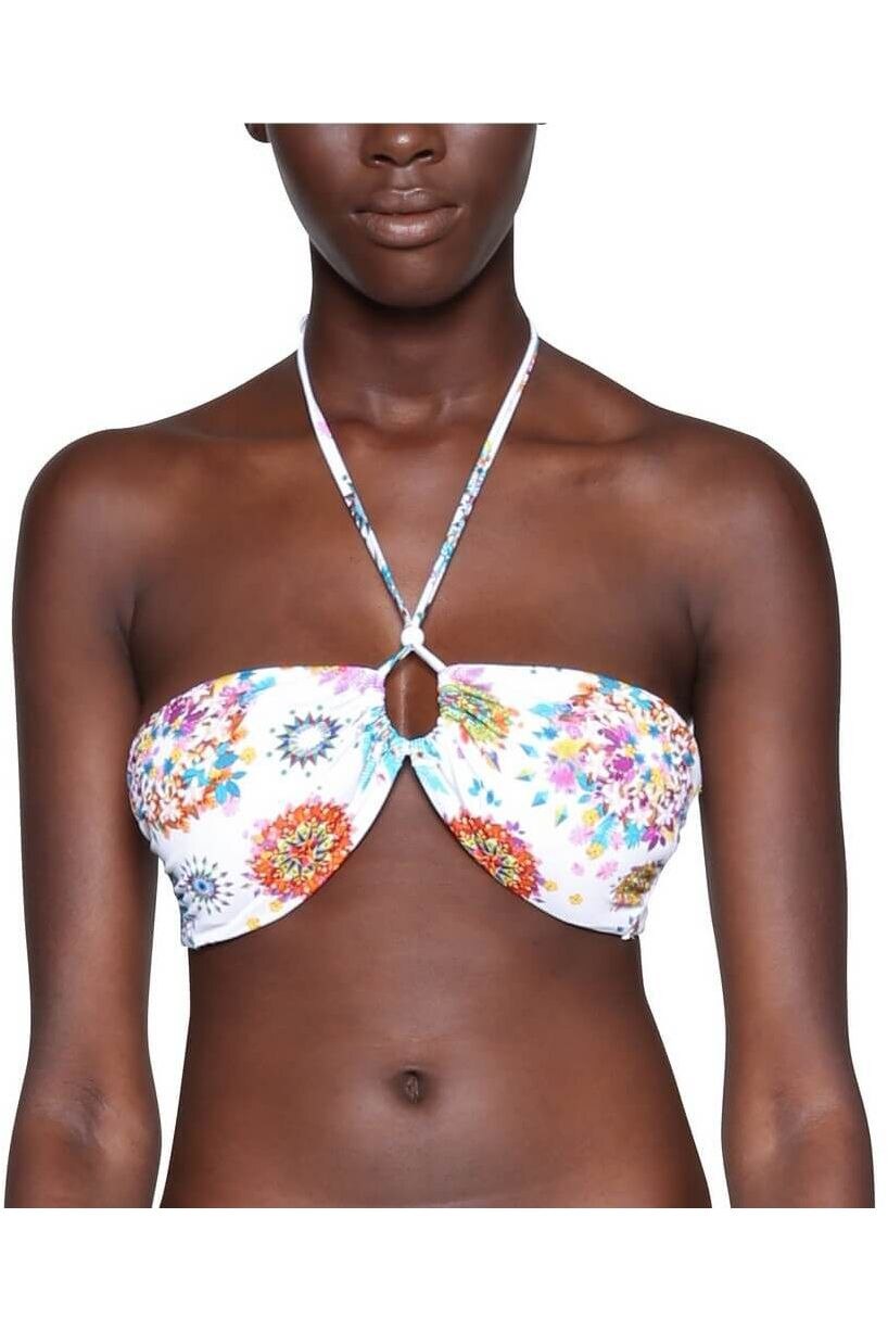 Costum de baie dama, Desigual Biki_Jules, Alb, Alb