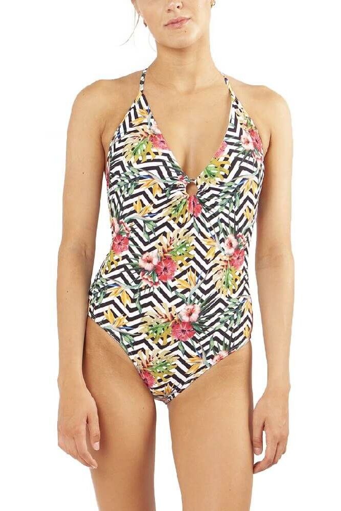 Costum de baie dama, Barts Kinka Halter Suit, Negru