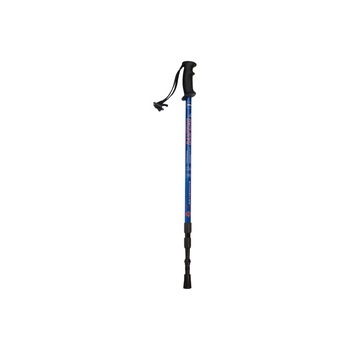 Baston telescopic Joker, 3 segmente, aluminiu, maner ergonomic, baza stabila rezistenta si aderenta, 135 cm, albastru Baston telescopic Joker, 3 segmente, aluminiu, maner ergonomic, baza stabila rezistenta si aderenta, 135 cm, albastru