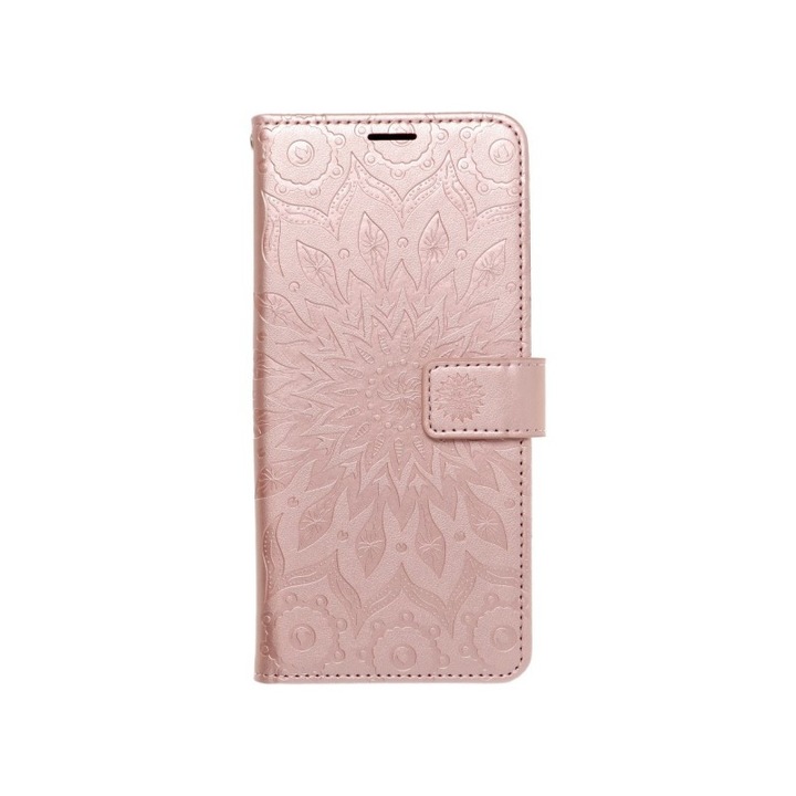 Husa Flip Cover Forcell Mezzo Compatibila Cu Samsung Galaxy A32, Model Mandala Rose Gold