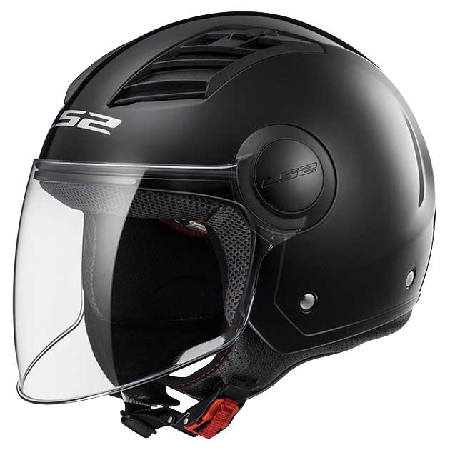 Casca moto LS2, Of562 Airflow Long, Policarbonat, Negru