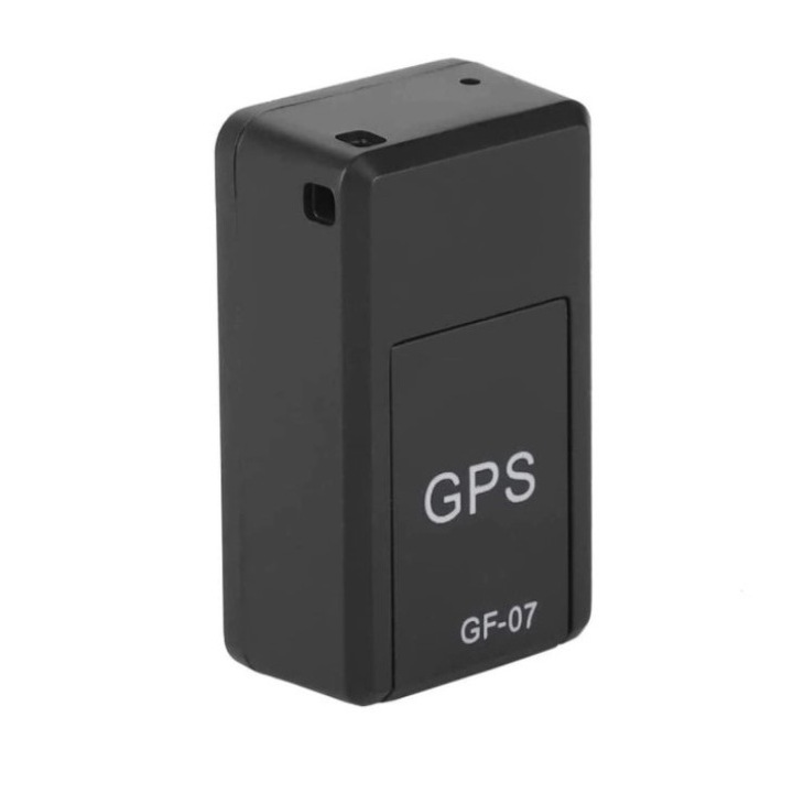 Локатор GPS с акумулаторна батерия EDAR®, мини, предупреждение за местоположение, запис на глас, черен