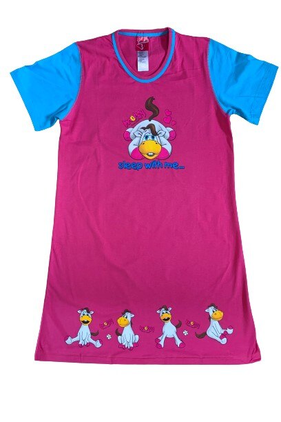 Camasa de noapte, Vienetta Secret, diverse desene,XL, Siclam, 42