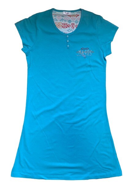 Camasa de noapte, Vienetta Secret, desene,M, Blue, 38