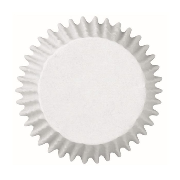 Комплект хартия за мъфини Wilton, 75 части, Бял