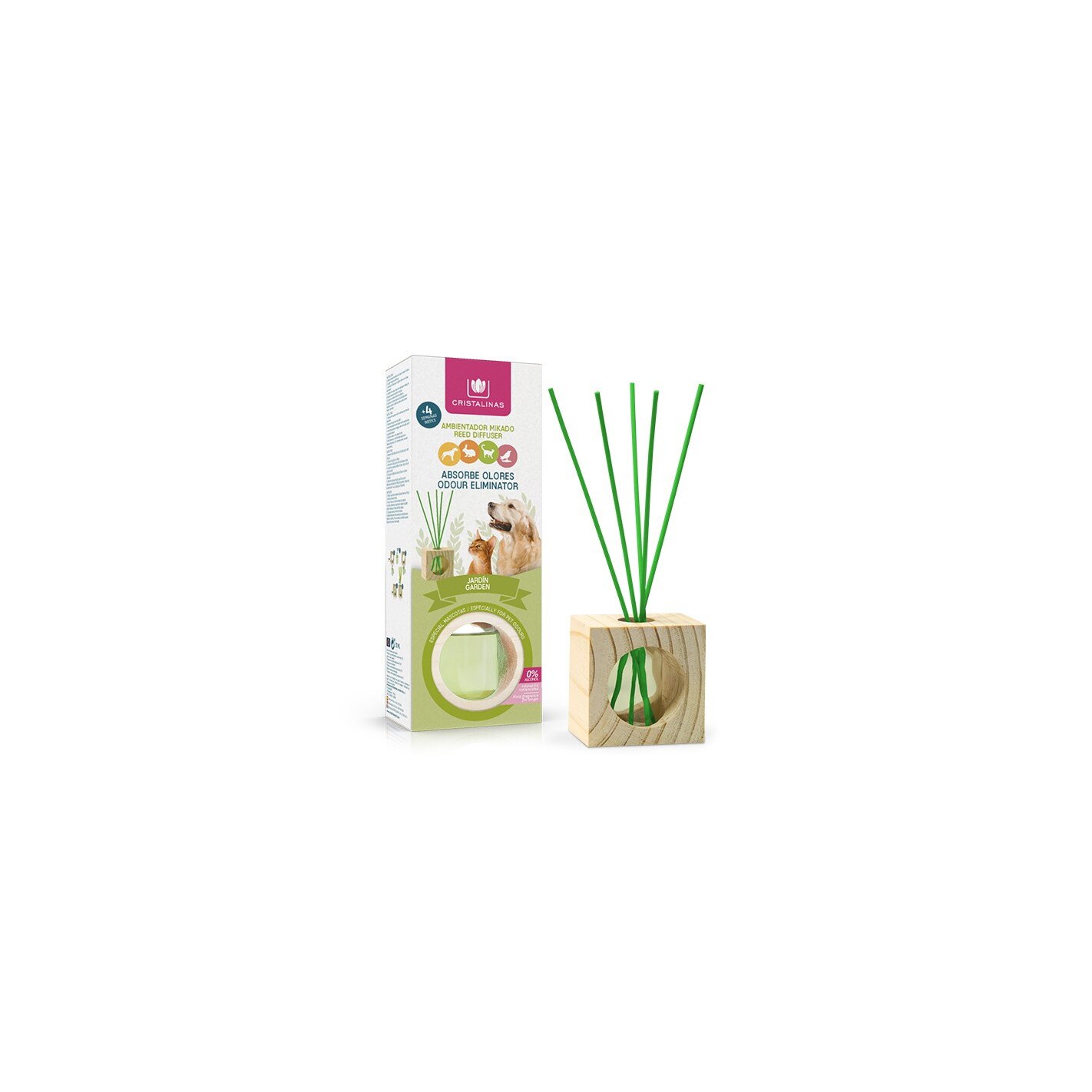Odorizant 0% alcool „Absoarbe mirosurile”, Jardin 30 ml