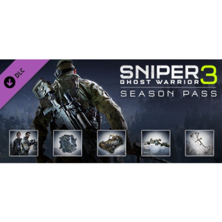 Игра Sniper Ghost Warrior 3 - Season Pass за PC Steam, Електронна доставка