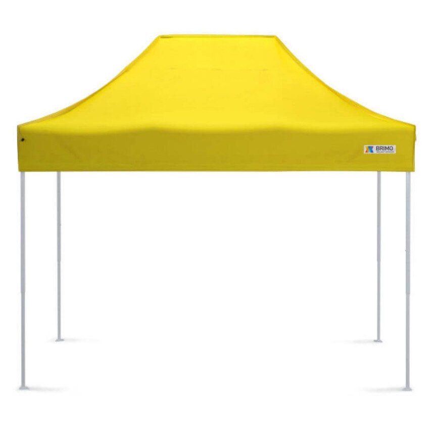 Pavilion de gradina 2x3m Galben fara pereti laterali