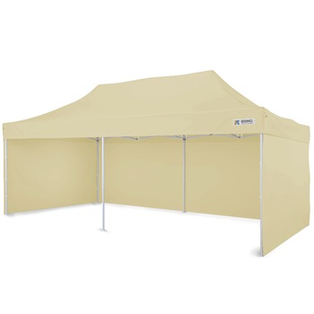 Cort pentru gradina 3x6m – bej otel exclusiv Cort pentru gradina 3x6m – bej otel exclusiv