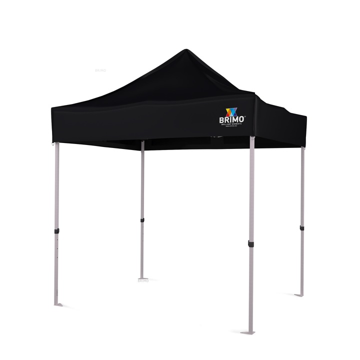 Cort pliabil 2x2m Negru fara pereti laterali