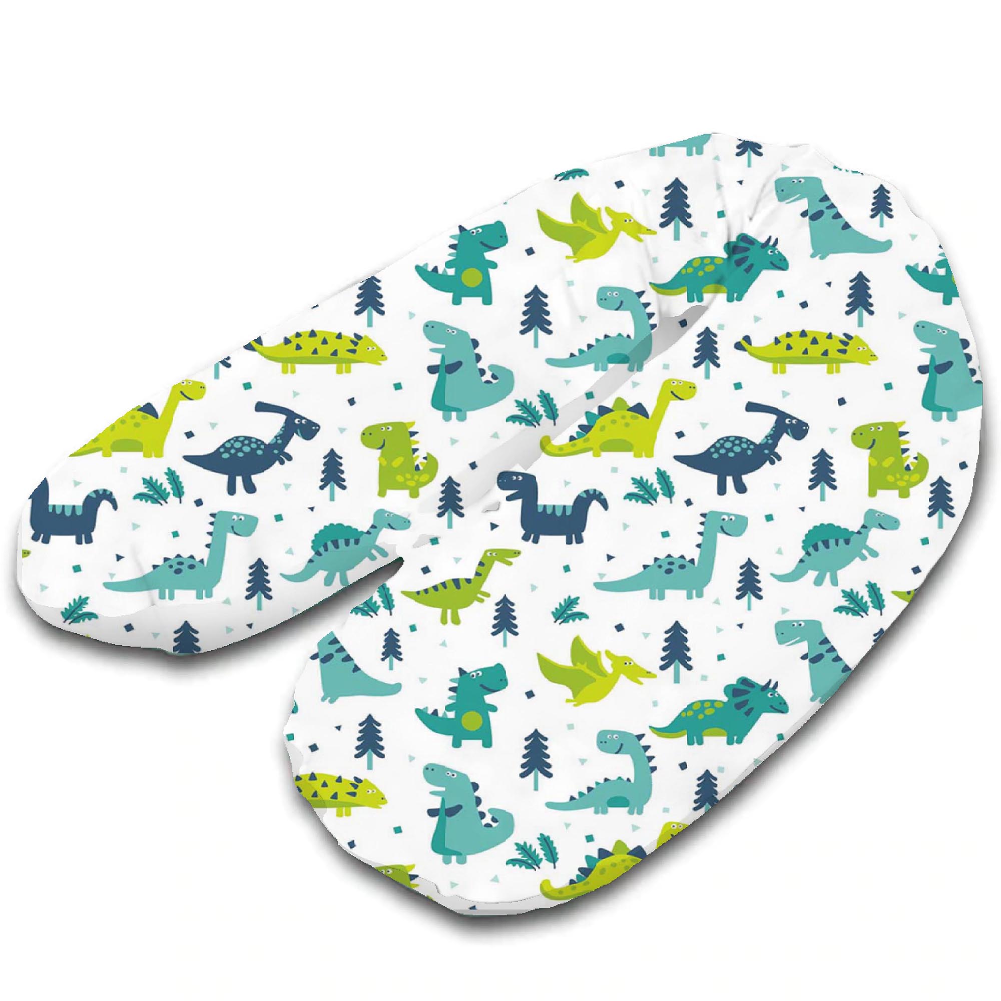 Perna pentru gravide 3 in 1 Mappy Dino, cu husa detasabila, 180 cm