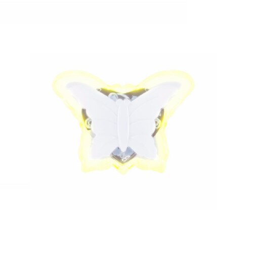 Lampa de Veghe pentru copii fluturas cu LED 3x0.1W galben